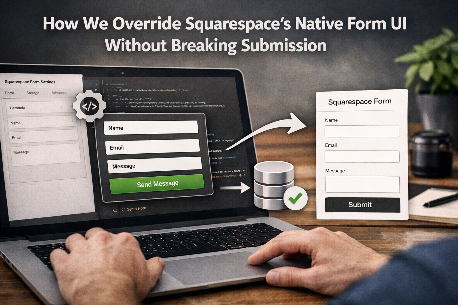 Override Squarespace Form UI