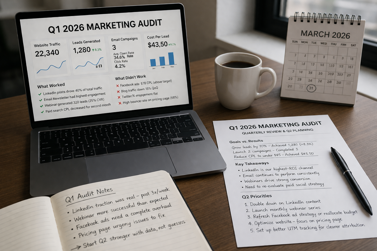 Q1 Is Almost Over. Here's What Your Marketing Audit Should Look Like Right Now.