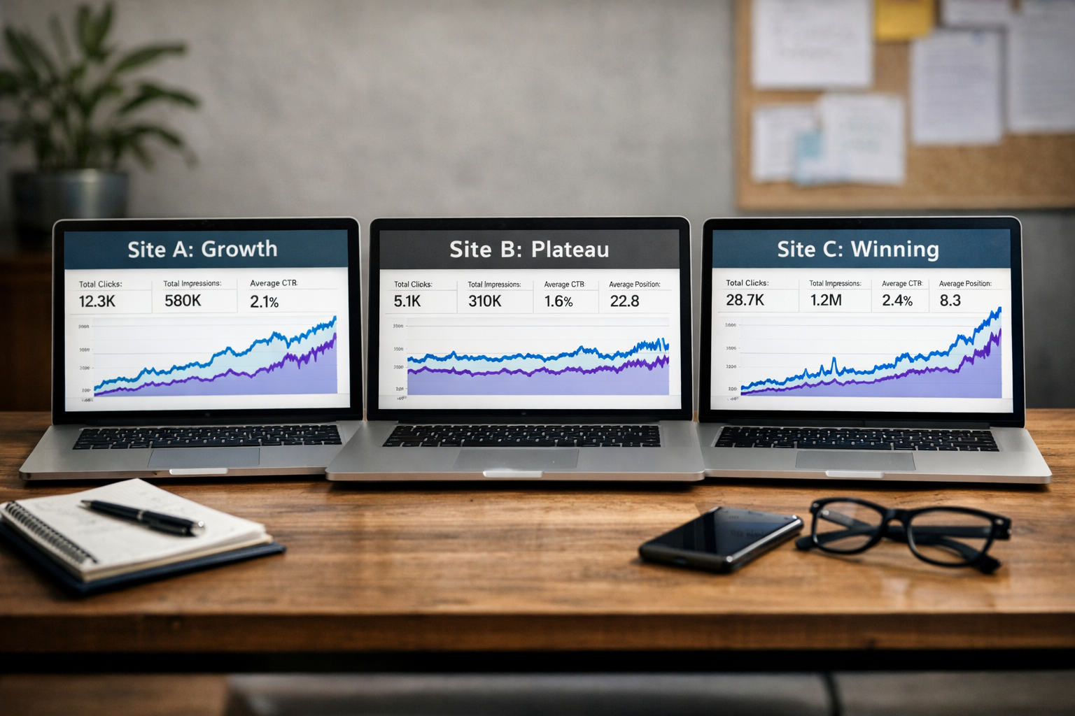 What Three Real Client Websites Tell Us About SEO Progress