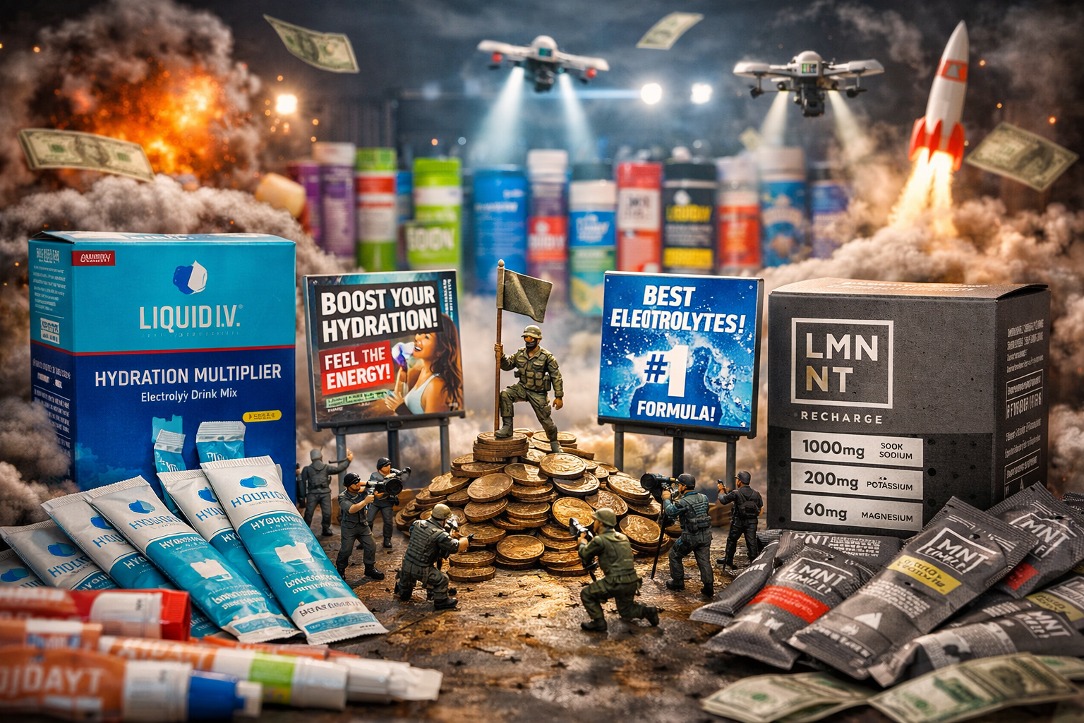 The Hydration Market Is One of the Most Competitive Shelves in Consumer Health — and Marketing Is the Only Thing Separating the Winners From the Noise