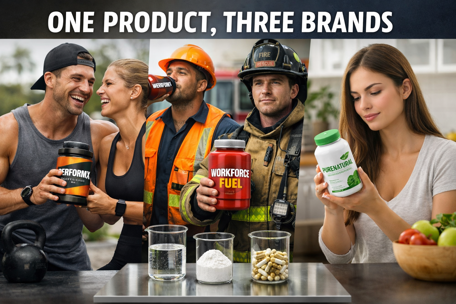 One Product, Three Brands: The Strategy Behind Taking the Same Formula to Completely Different Markets