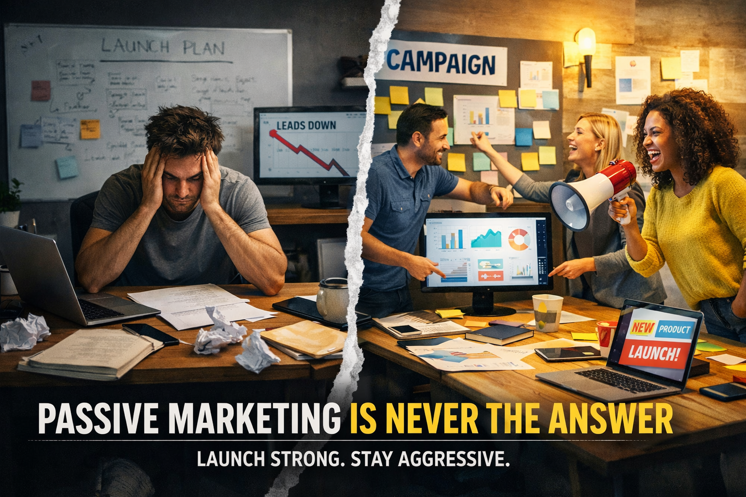 Whether You're Just Getting Started or Your Leads Have Gone Quiet, Passive Marketing Is Not the Answer