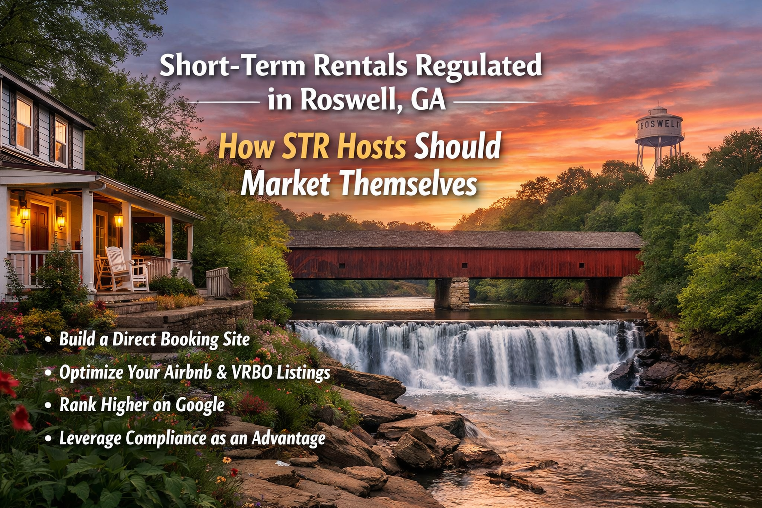 Short-Term Rentals Are Now Regulated in Roswell — Here's How STR Hosts Should Market Themselves Digitally