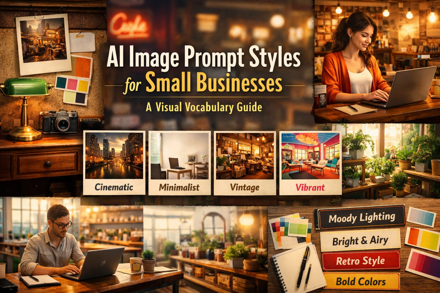 AI Image Generation Prompts That Actually Work: A Visual Vocabulary Guide for Small Business Owners