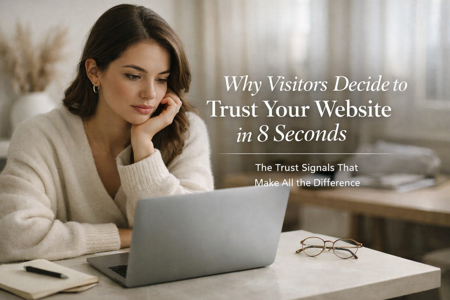 Why Your Website Visitors Decide to Trust You (or Not) in About 8 Seconds