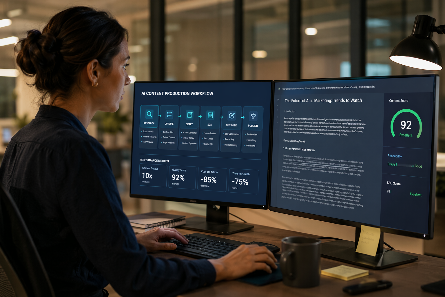 How AI Marketing Agencies Create 10x More Content Without Sacrificing Quality