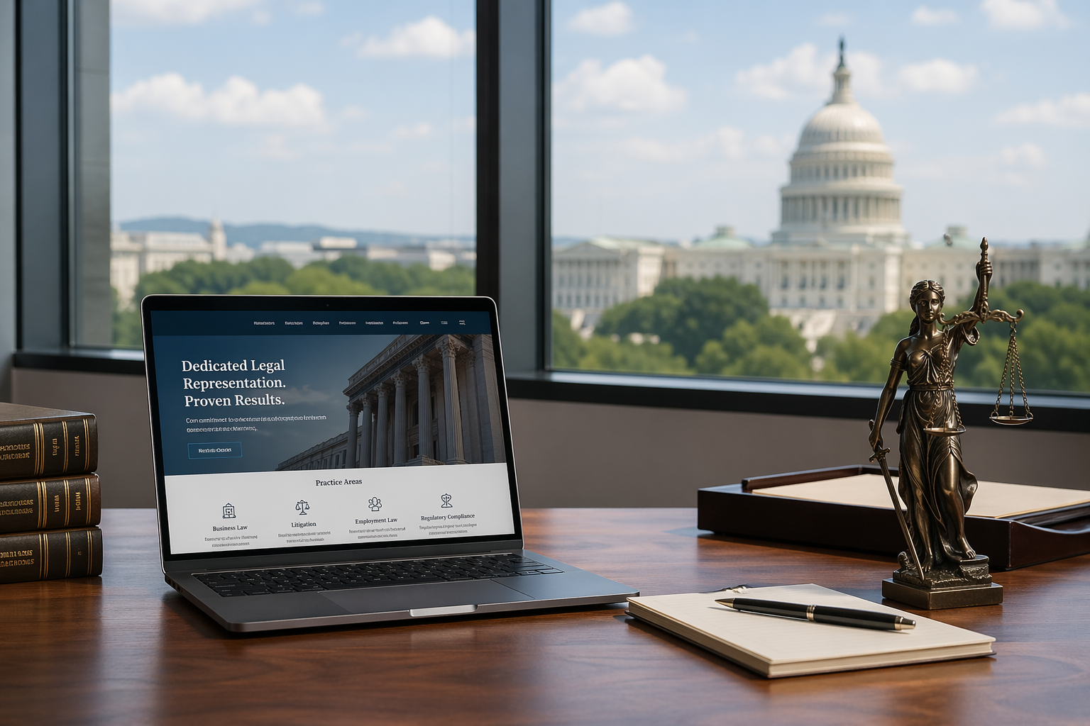 DC Law Firm Web Design: What Your Website Must Do to Win Clients in the Nation's Capital