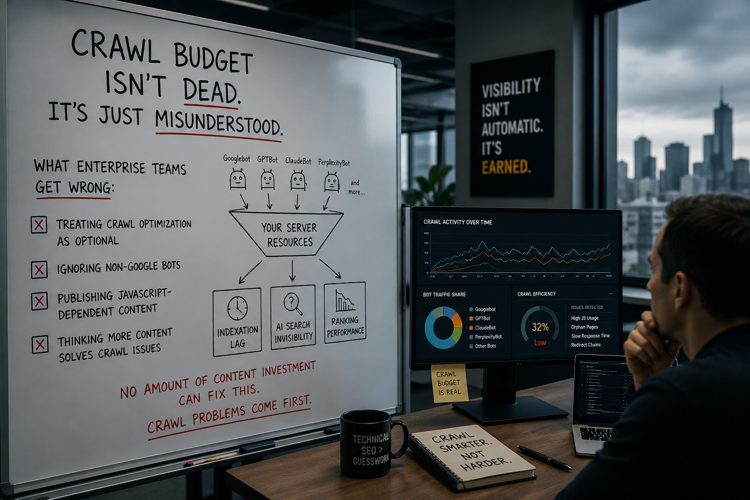 Crawl Budget Isn't Dead. It's Just Misunderstood. Here's What Enterprise Teams Get Wrong.