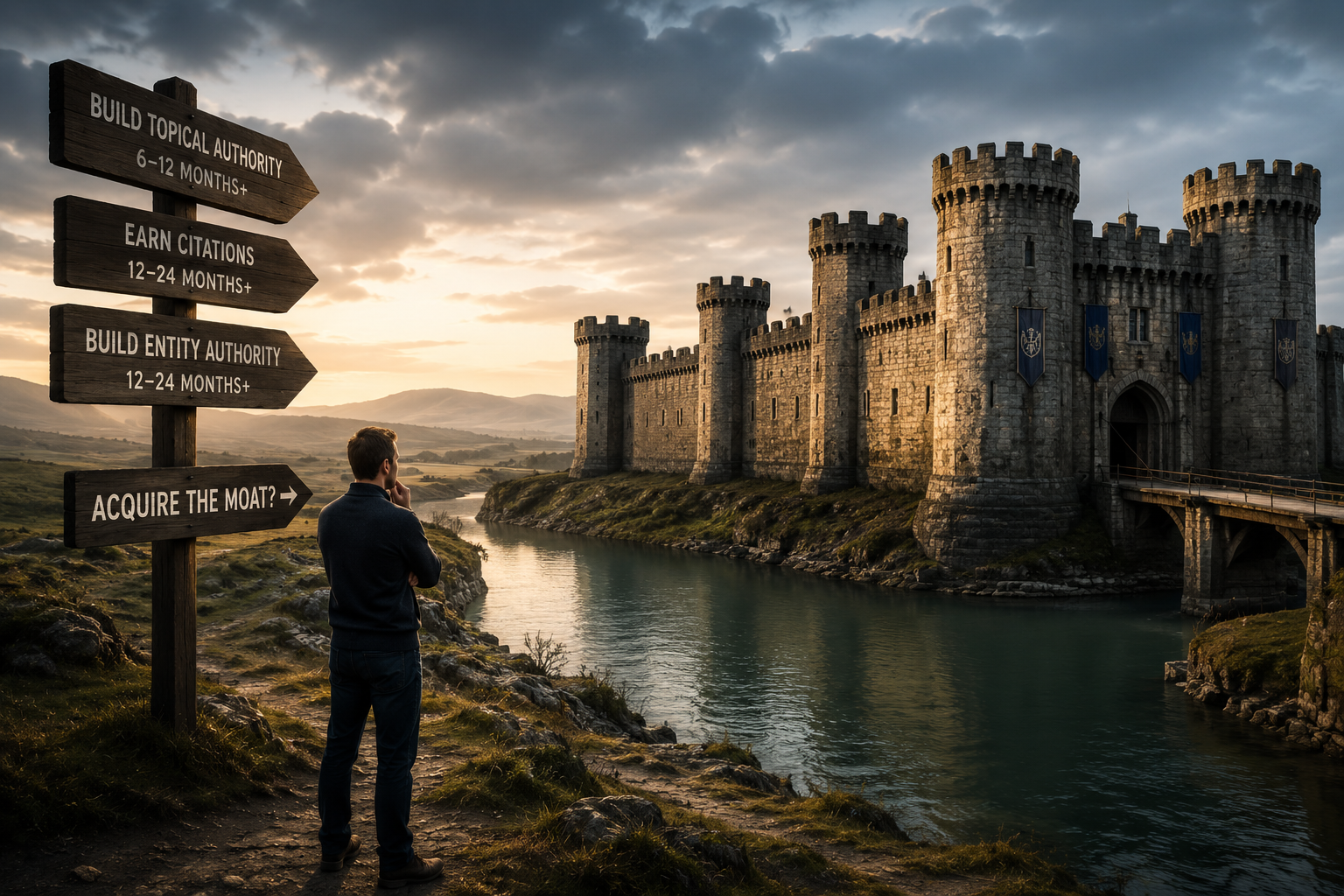 When Building the Moat Takes Too Long: The Case for Acquiring One Instead