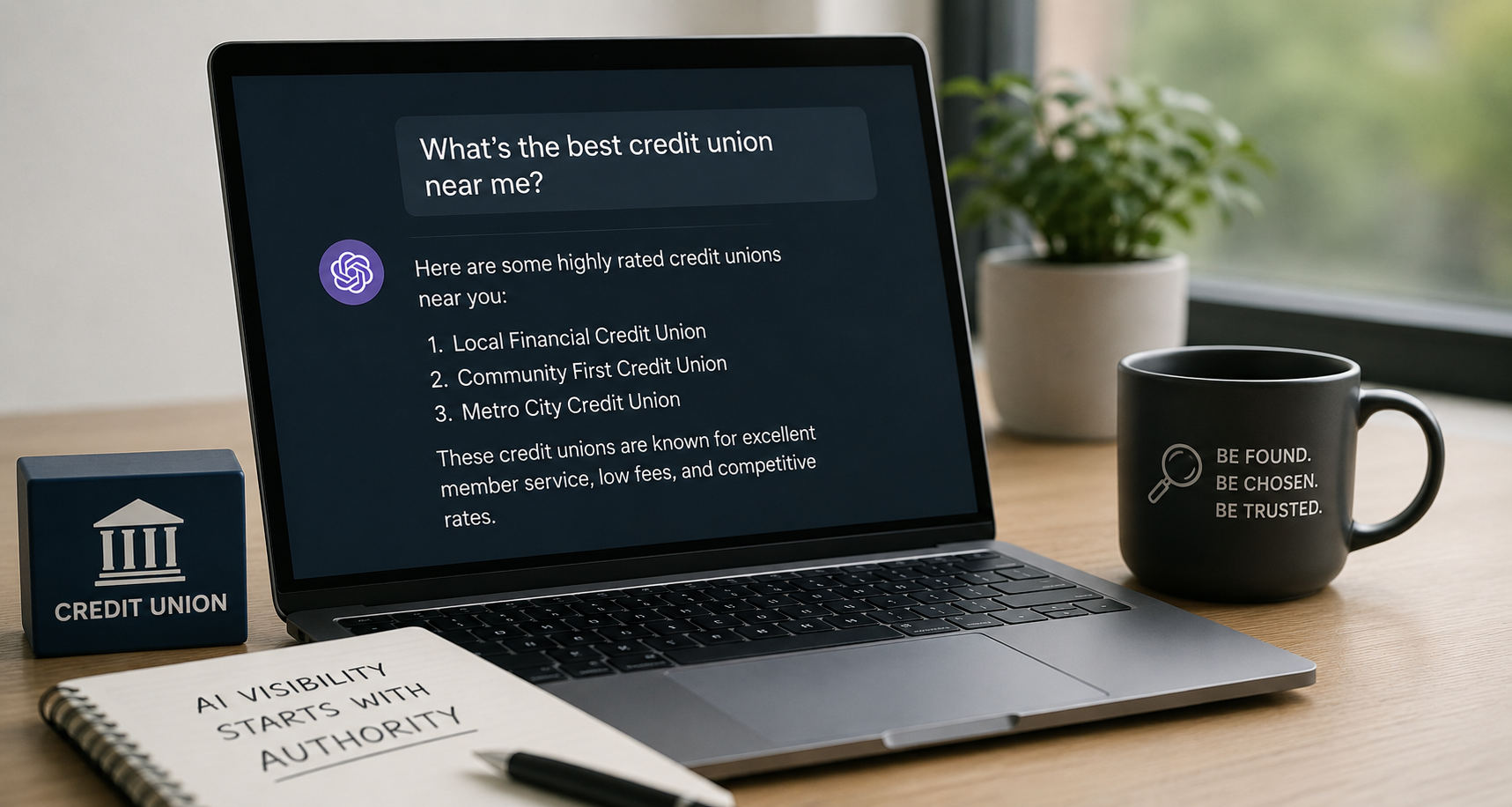What ChatGPT Says When Someone Asks "What's the Best Credit Union Near Me?"
