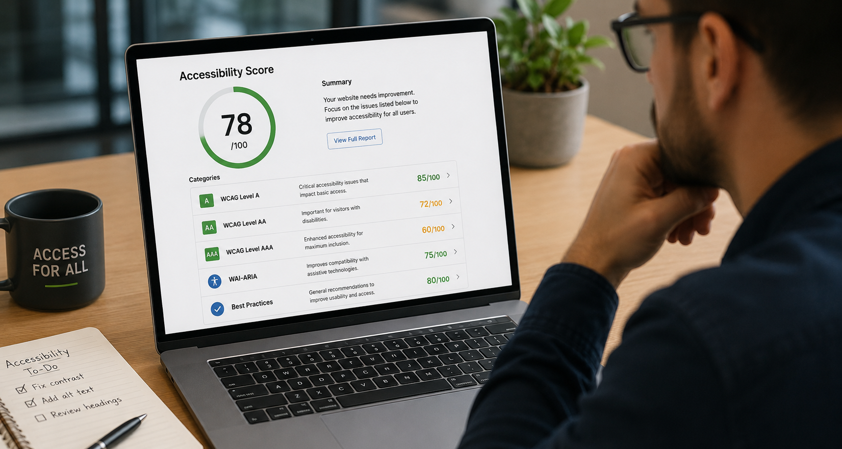 What Every Number on Your Accessibility Score Report Actually Means