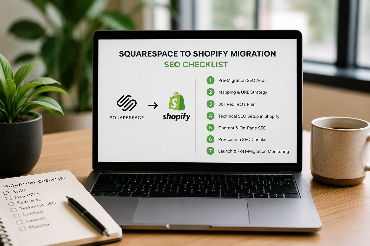 Squarespace to Shopify Migration SEO Checklist
