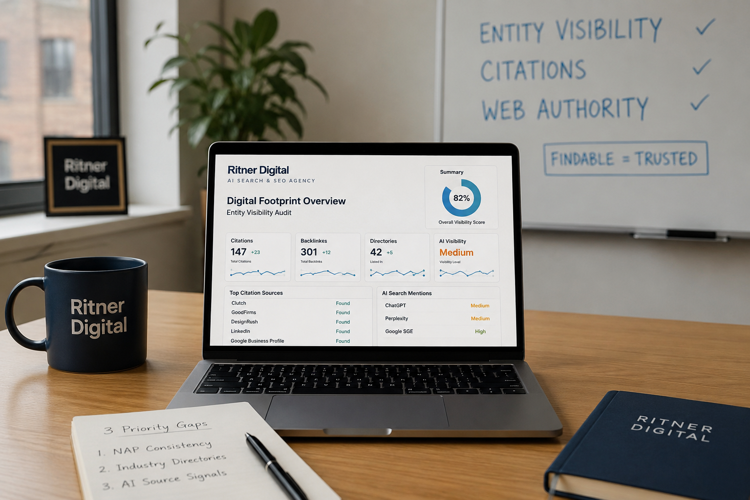 Ritner Digital's Digital Footprint: A Deep Dive Into Entity Visibility, Citations, and Web Authority