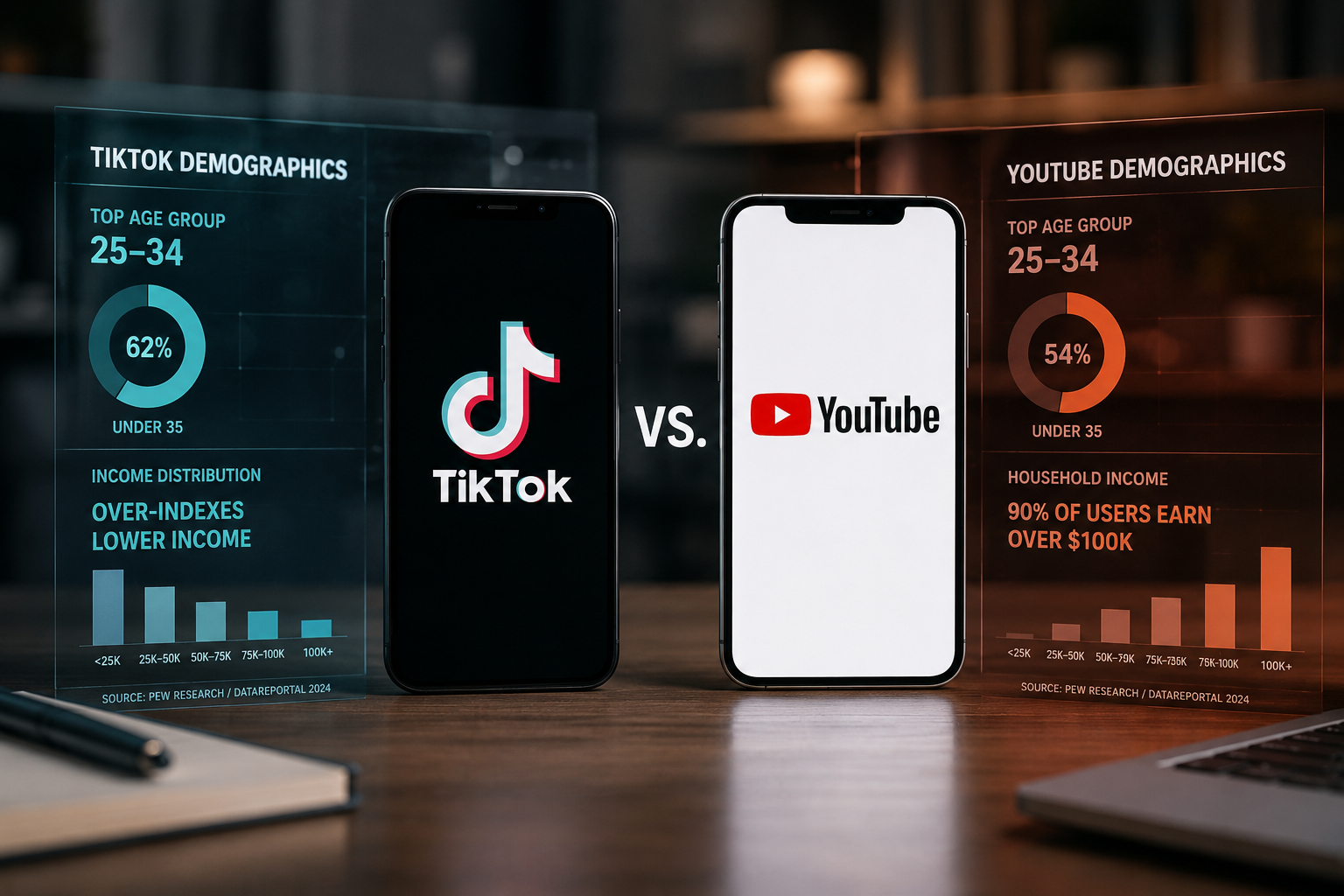 TikTok vs. YouTube: Who's Actually on Each Platform — and Where Is the Money Audience?