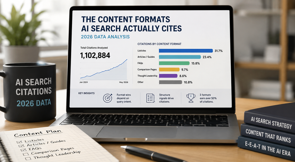 The content formats AI search actually cites — post cover