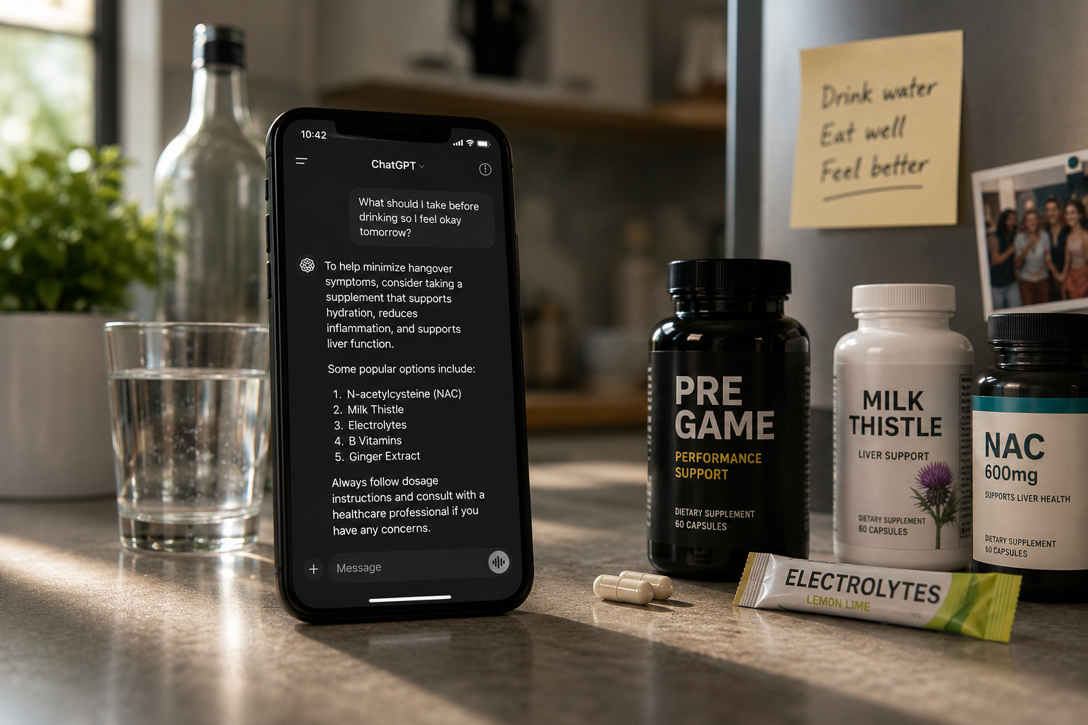 "What Should I Take Before Drinking?" Is Now an AI Question — and Most Supplement Brands Are Losing the Answer