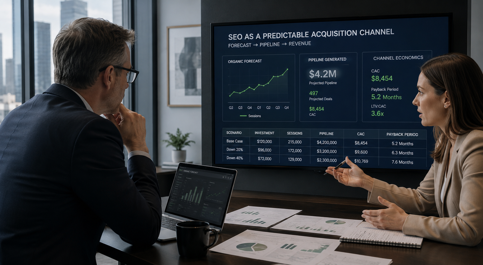 Marketing Built for the CFO: How to Treat SEO Like a Predictable Acquisition Channel