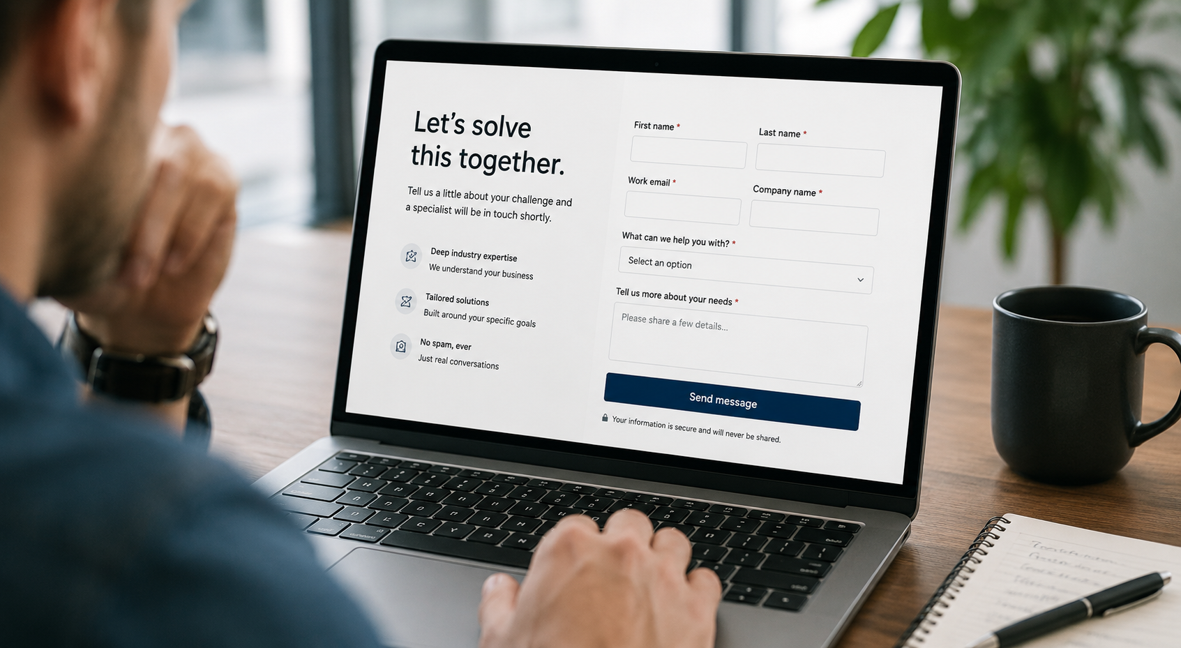 "Is This Thing On?": The Exact Structural Fixes That Make Your B2B Contact Form Actually Convert