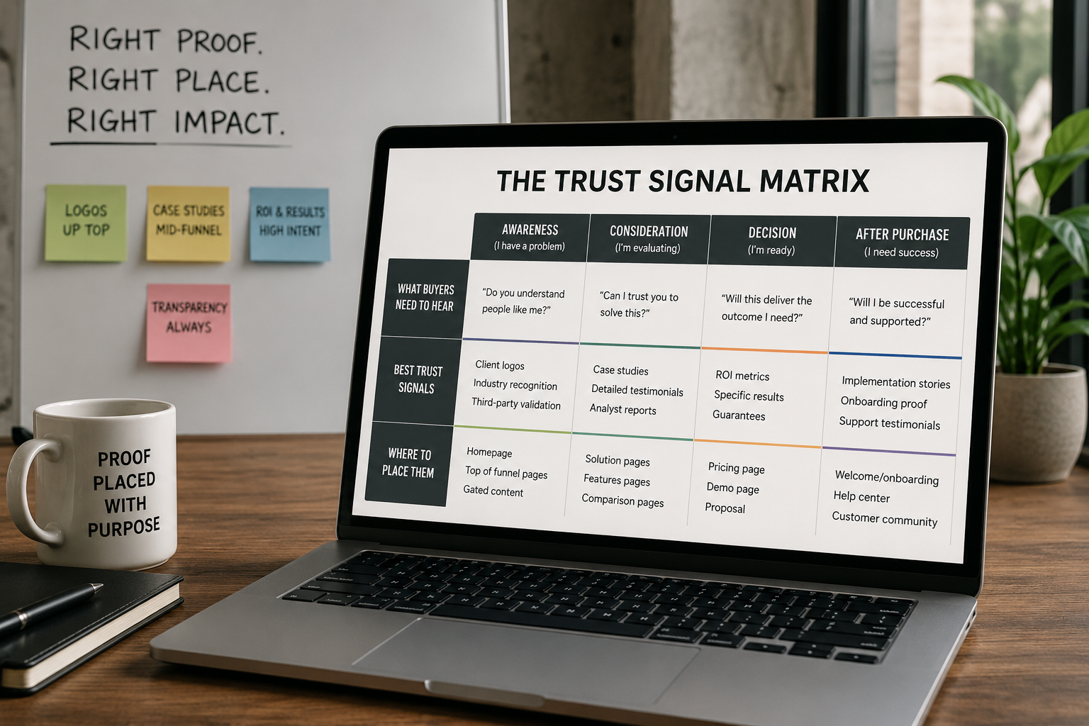 The Trust Signal Matrix: Why Where You Place Proof Matters as Much as Having It