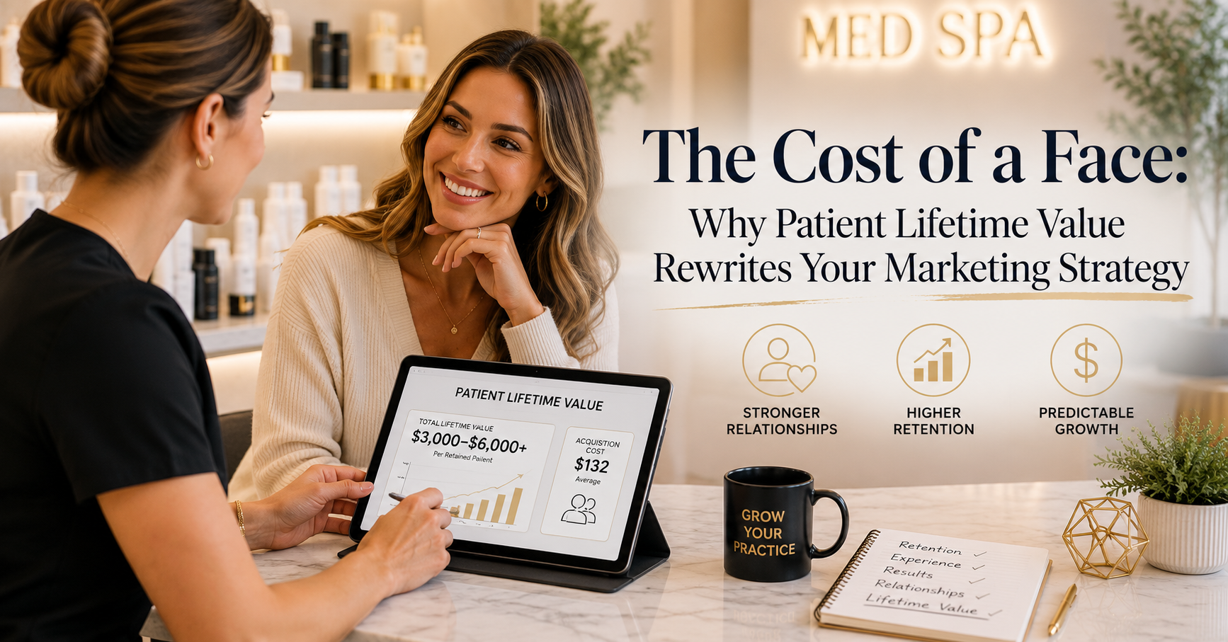 The Cost of a Face: Why Tracking Patient Lifetime Value Rewrites Your Paid and Organic Strategy