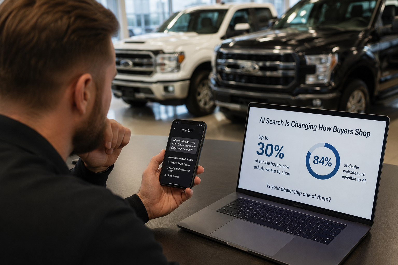 The Customer Who Asked AI Where to Buy Their Next Work Truck — And Why It Wasn't You