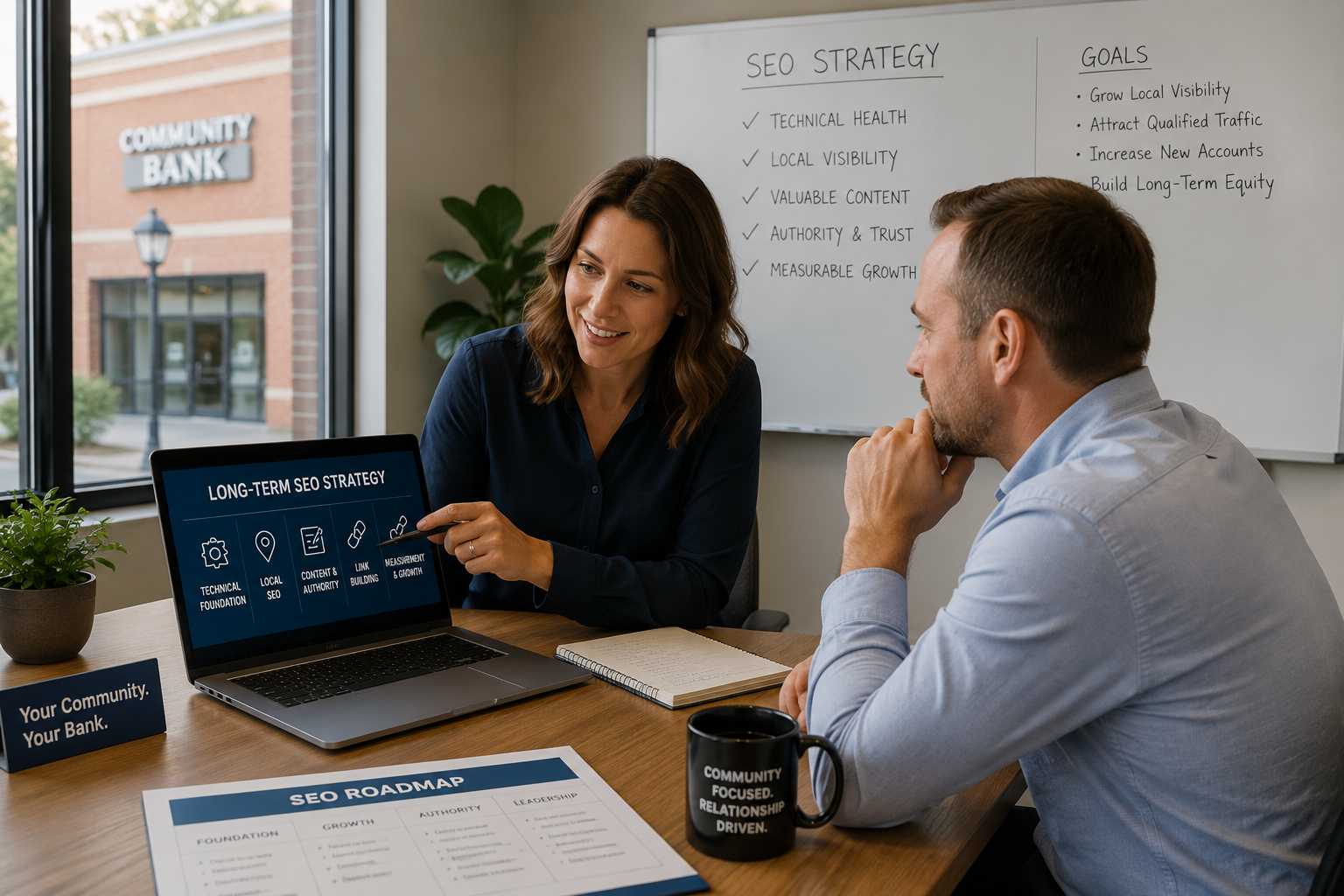 How to Build a Long-Term SEO Strategy for a Community Bank