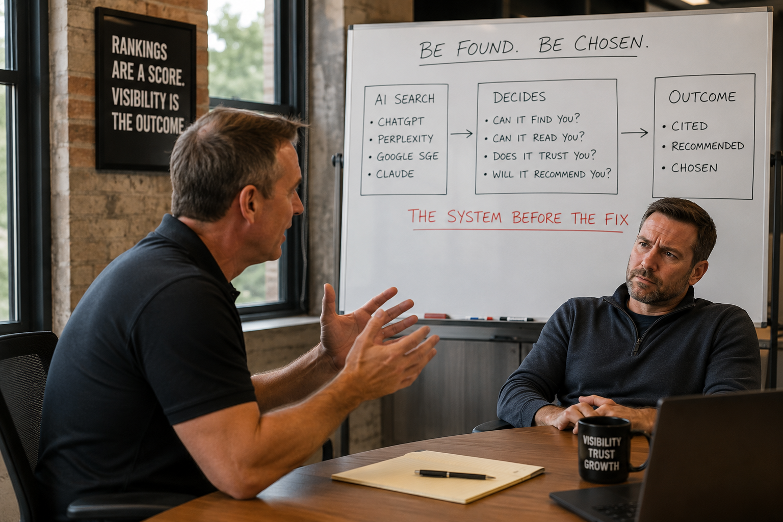 "No, It's Just the Schema": Anatomy of the Conversation That Decides Whether a Business Grows