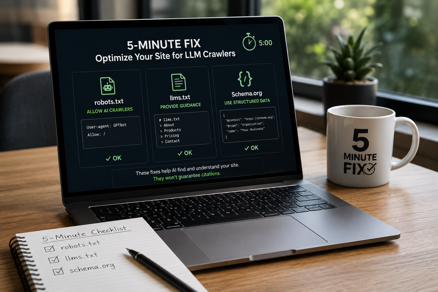 The 5-Minute Fix: How to Optimize Your Brand for LLM Crawlers