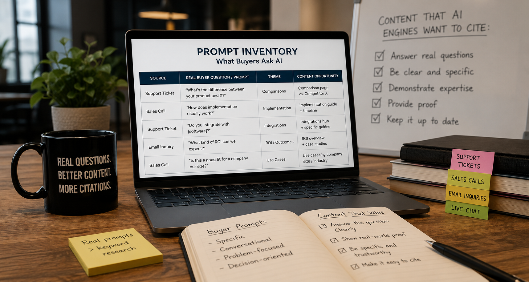 The "Prompt Inventory" Method: How to Find What Your Buyers Actually Ask AI