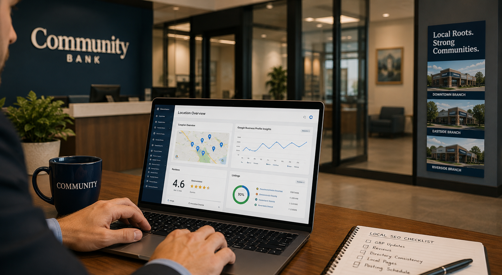 How to Manage Local SEO Across Multiple Bank Branches