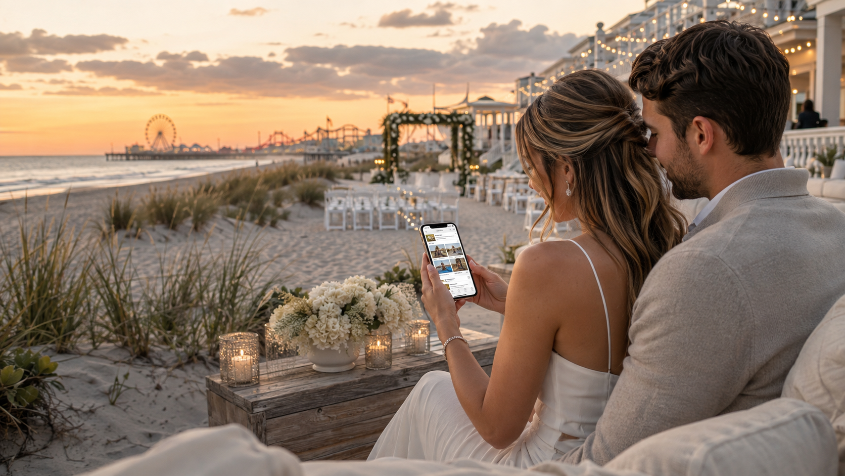 The Proposal Happens at Sunset on Your Beach. The Venue Decision Happens in a Group Chat in Philadelphia. (The Final Letter in Our Shore Series)