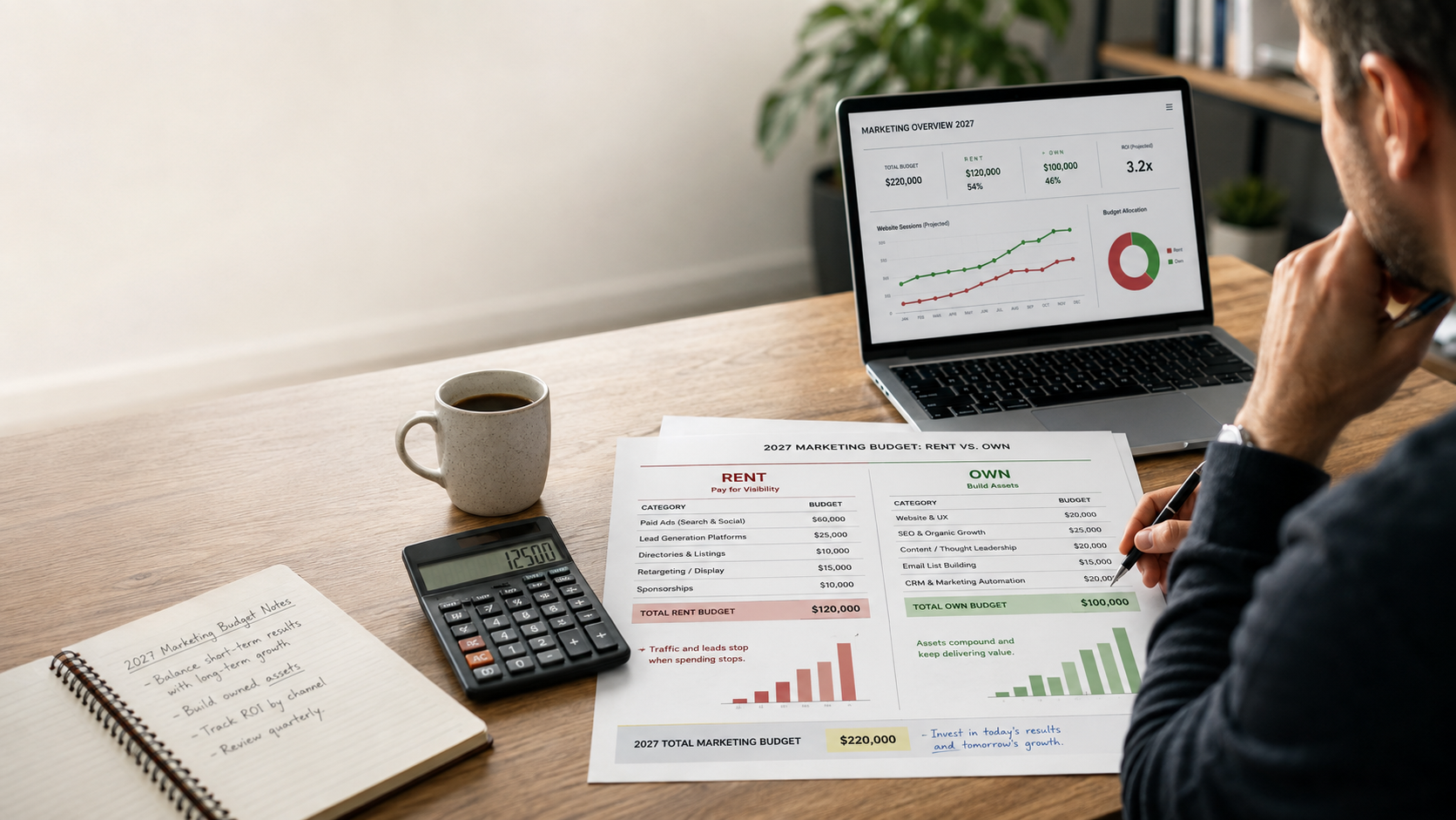 Your 2027 Marketing Budget: Rent vs. Own, With Real Numbers