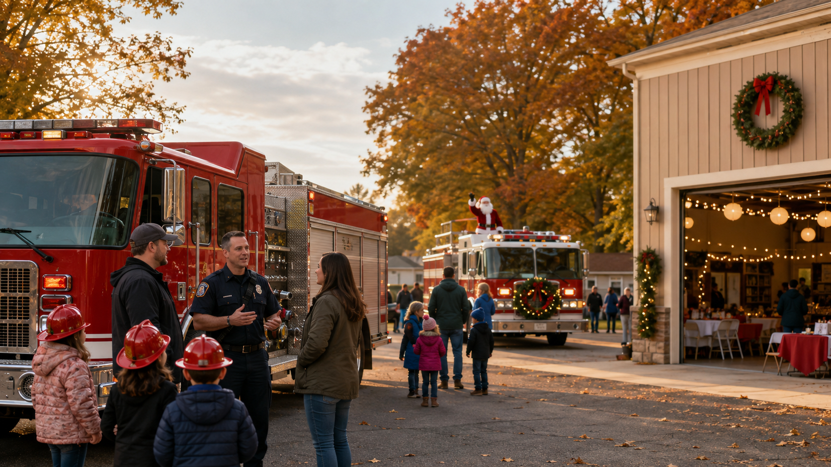 The Firehouse Calendar: Why Fire Prevention Week, Santa Runs, and Holiday Hall Rentals Are Your Whole Digital Year