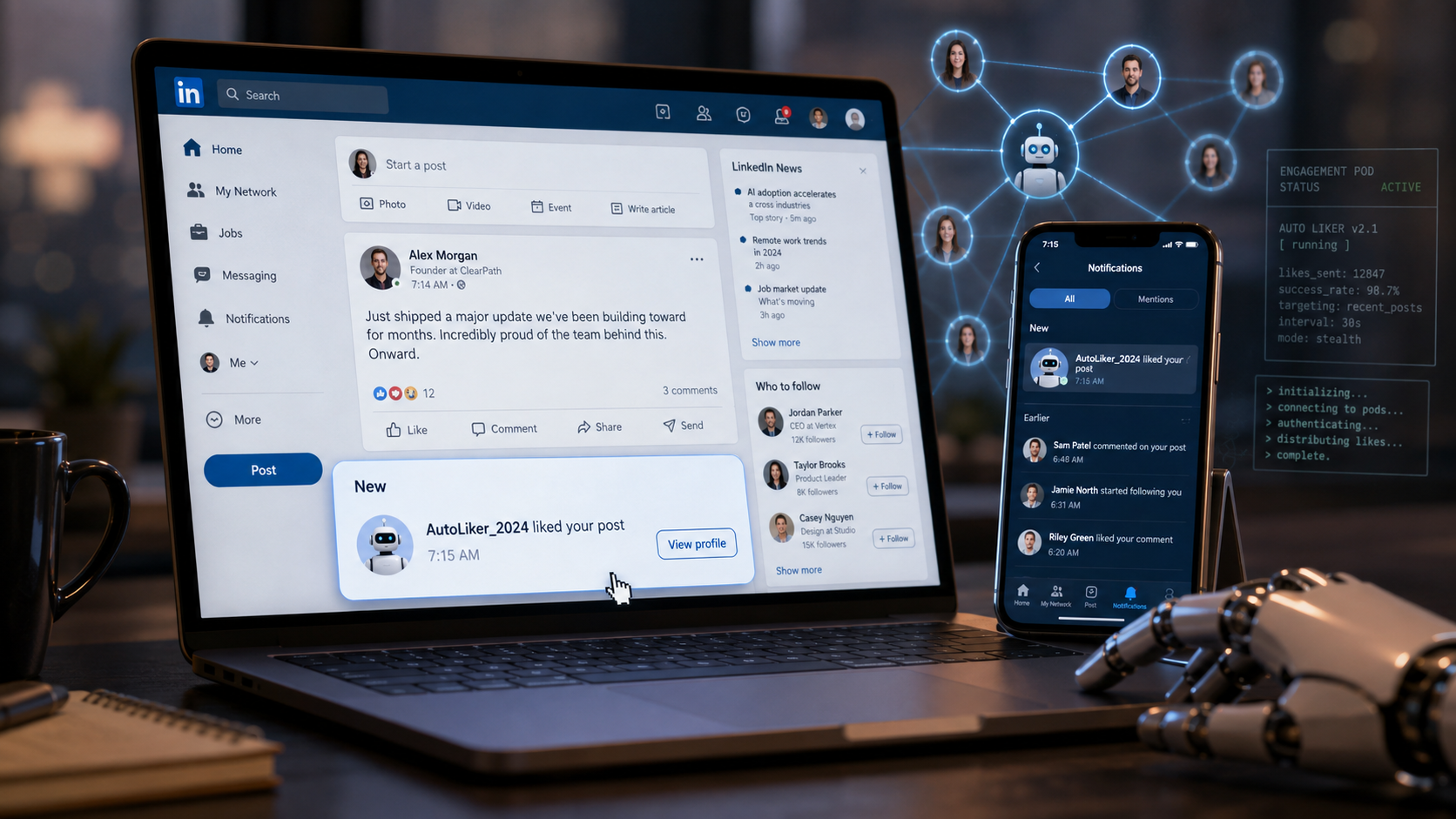 Why That 20K-Follower Account Liked Your LinkedIn Post in Under a Minute