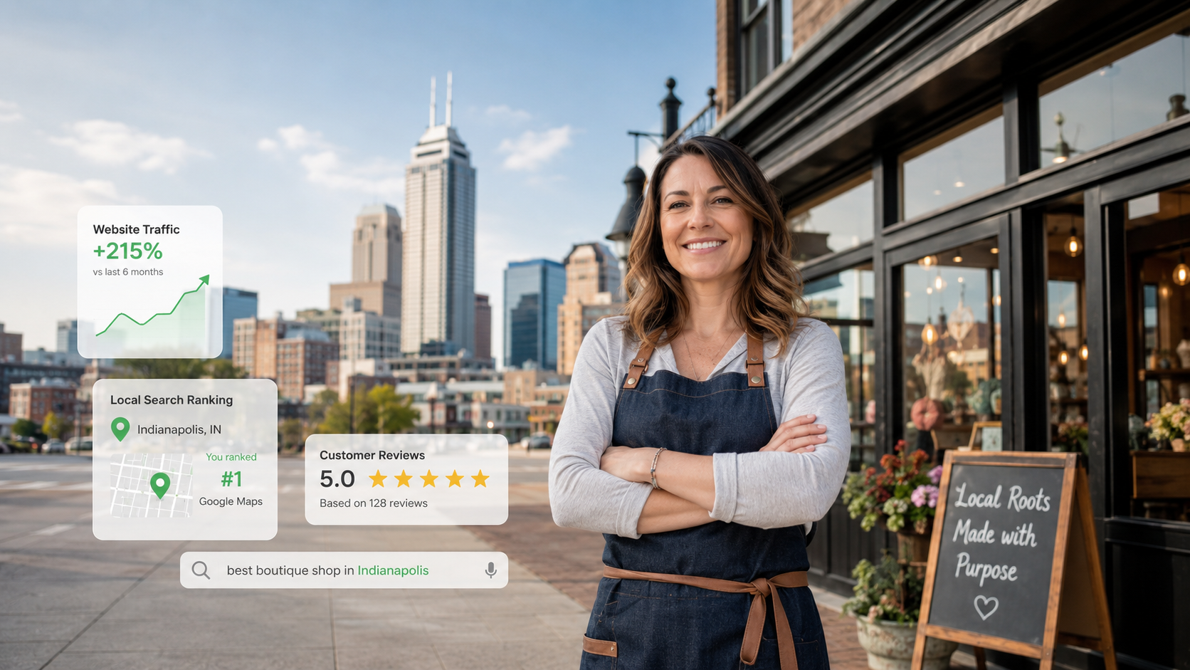 How Indianapolis Small Businesses Can Compete With National Brands on Google