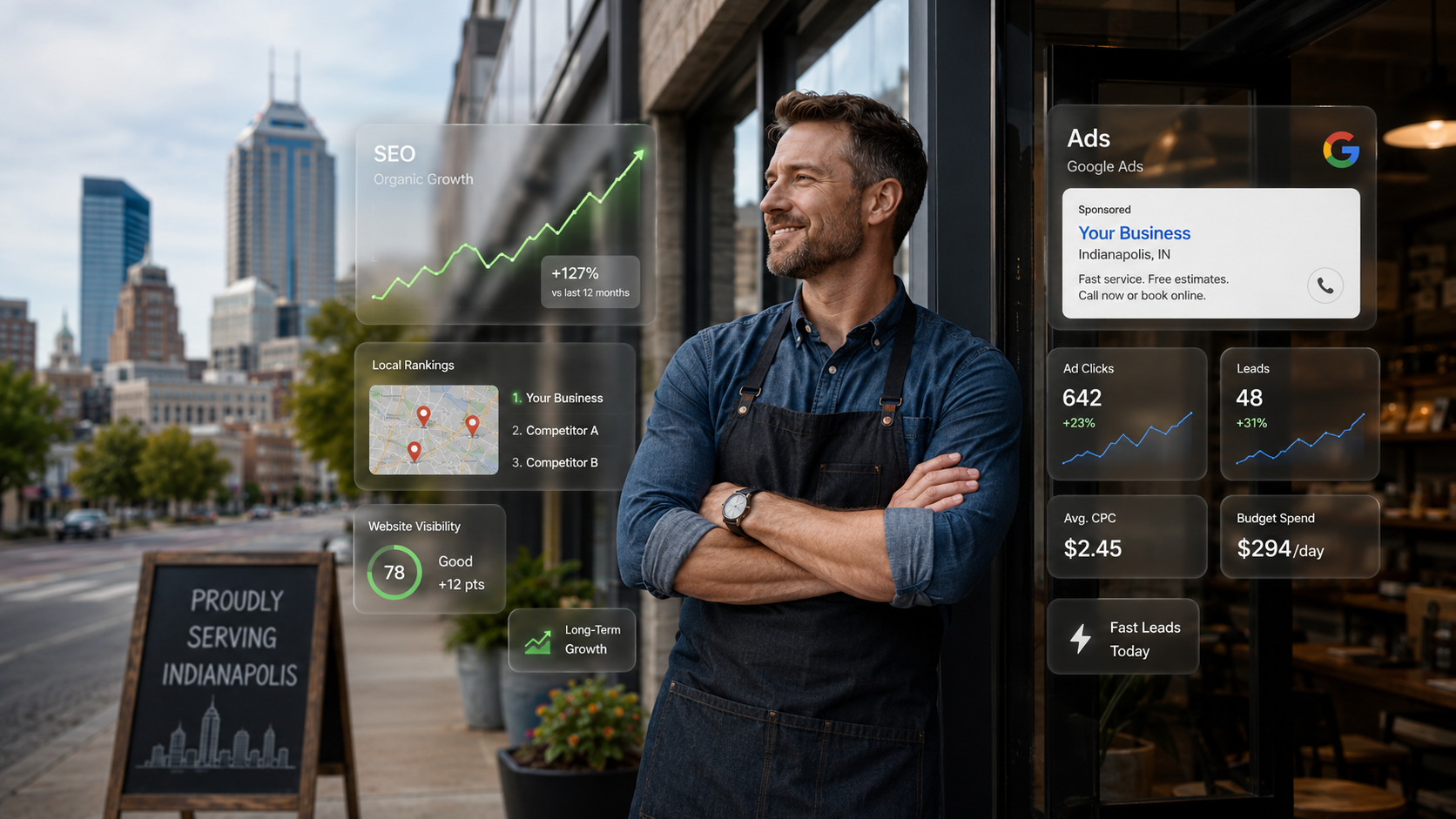 SEO vs. Google Ads for Indianapolis Businesses: Where Should You Spend First?