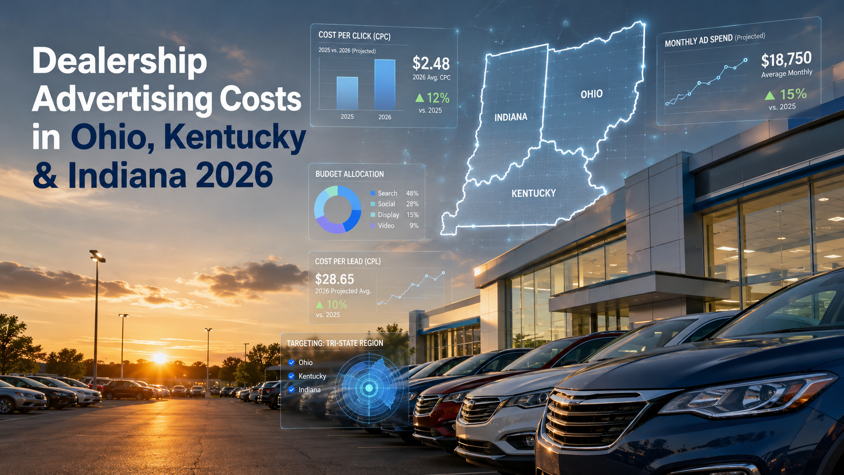 Dealership Advertising Costs in Ohio, Kentucky, and Indiana: What Tri-State Dealers Actually Pay in 2026