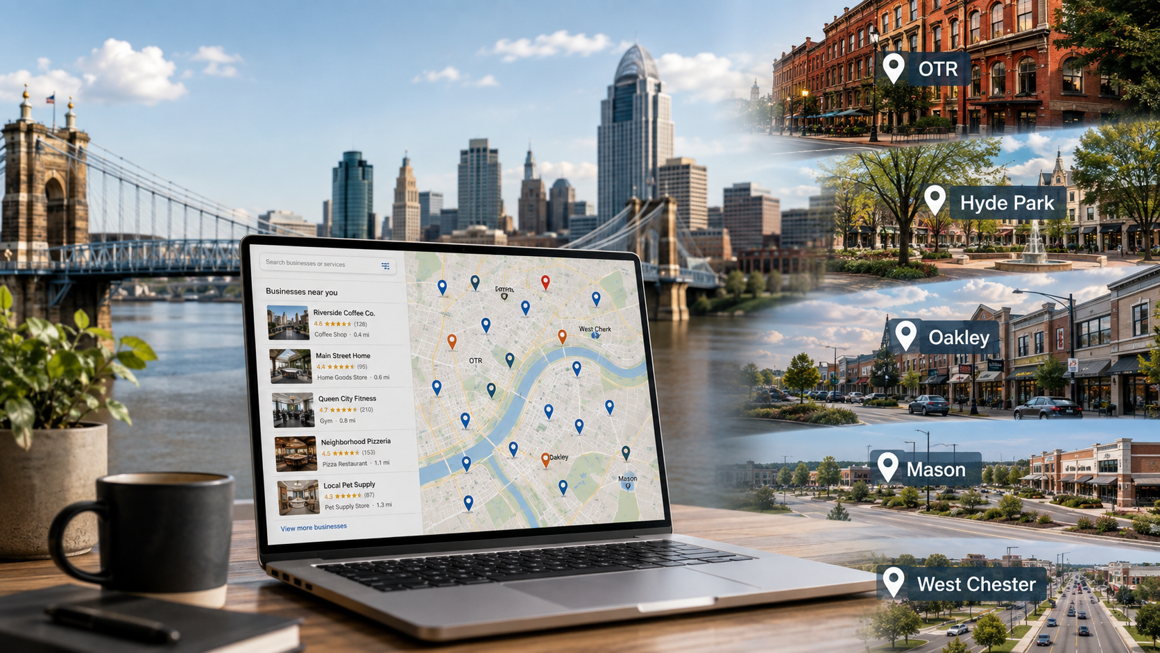 Cincinnati Neighborhood SEO: How to Actually Rank in OTR, Hyde Park, Oakley, Mason, and West Chester