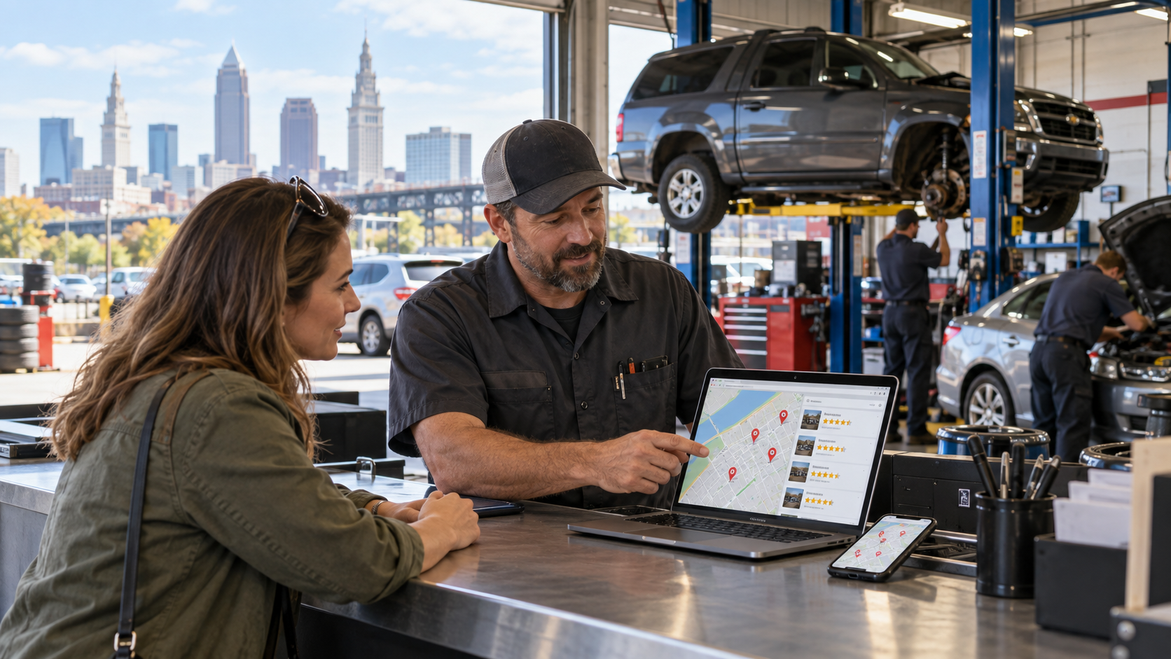 SEO for Cleveland Auto Repair Shops: Google Maps, Reviews and Local Search