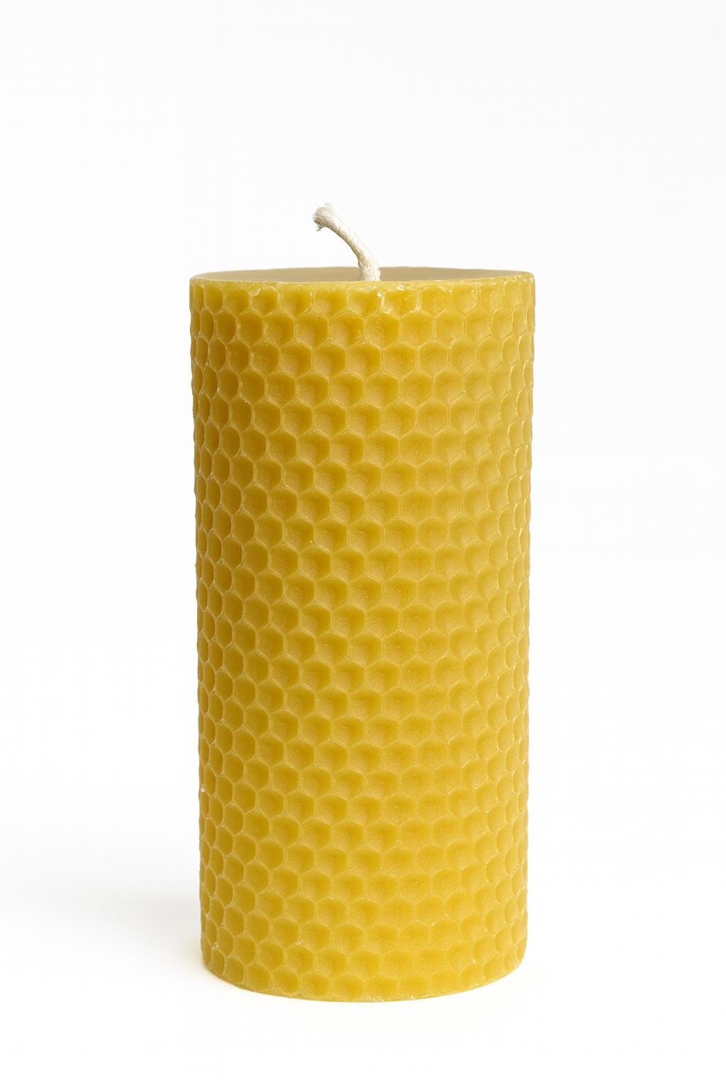 Honeycomb Beeswax Pillar Candle