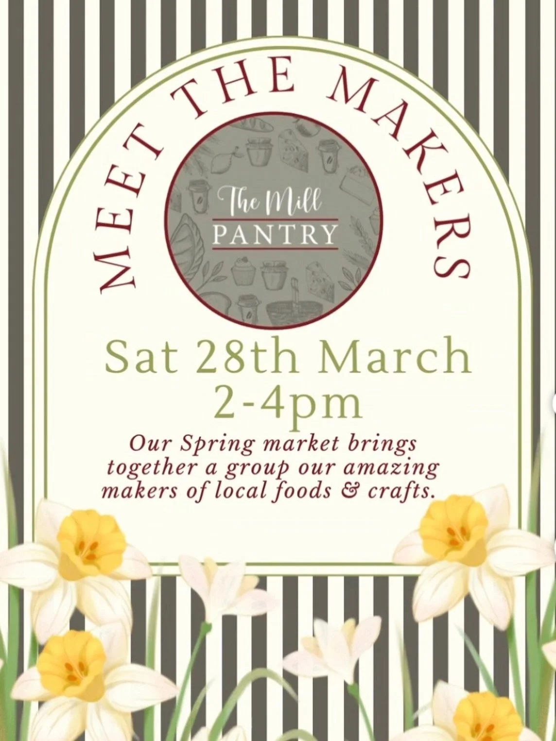 Find us on Saturday at Meet the Makers at The Mill Pantry in Carrigahorig - 28th March from 2&ndash;4pm.

It&rsquo;s a lovely chance to gather, meet some local makers, and welcome the new season together.

If you&rsquo;re nearby, do call in and say h