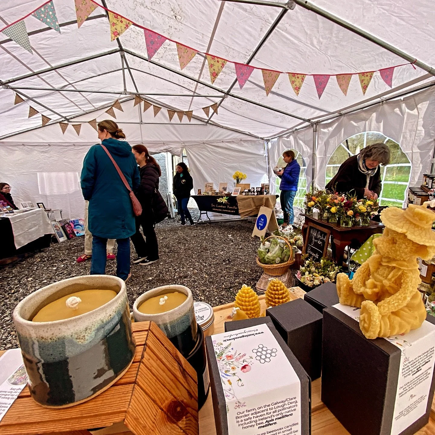 We are all set up for the Meet The Makers market at the @millpantrytipp till 4pm. 

#market #buzzingmeadowsfarm #buyirishandlocal