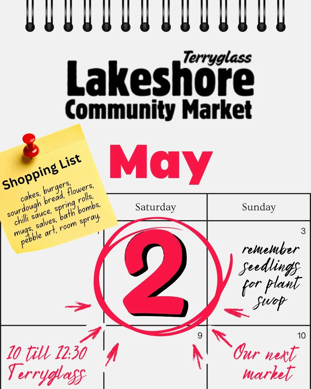 This Bank holiday weekend #buzzingmeadowsfarm will be in Terryglass, on Saturday, for the @lakeshorecommunitymarket then at the @newtowndogshowfamilyfunday on Monday. 

Don&rsquo;t forget our spring seed and plant swop in Terryglass.