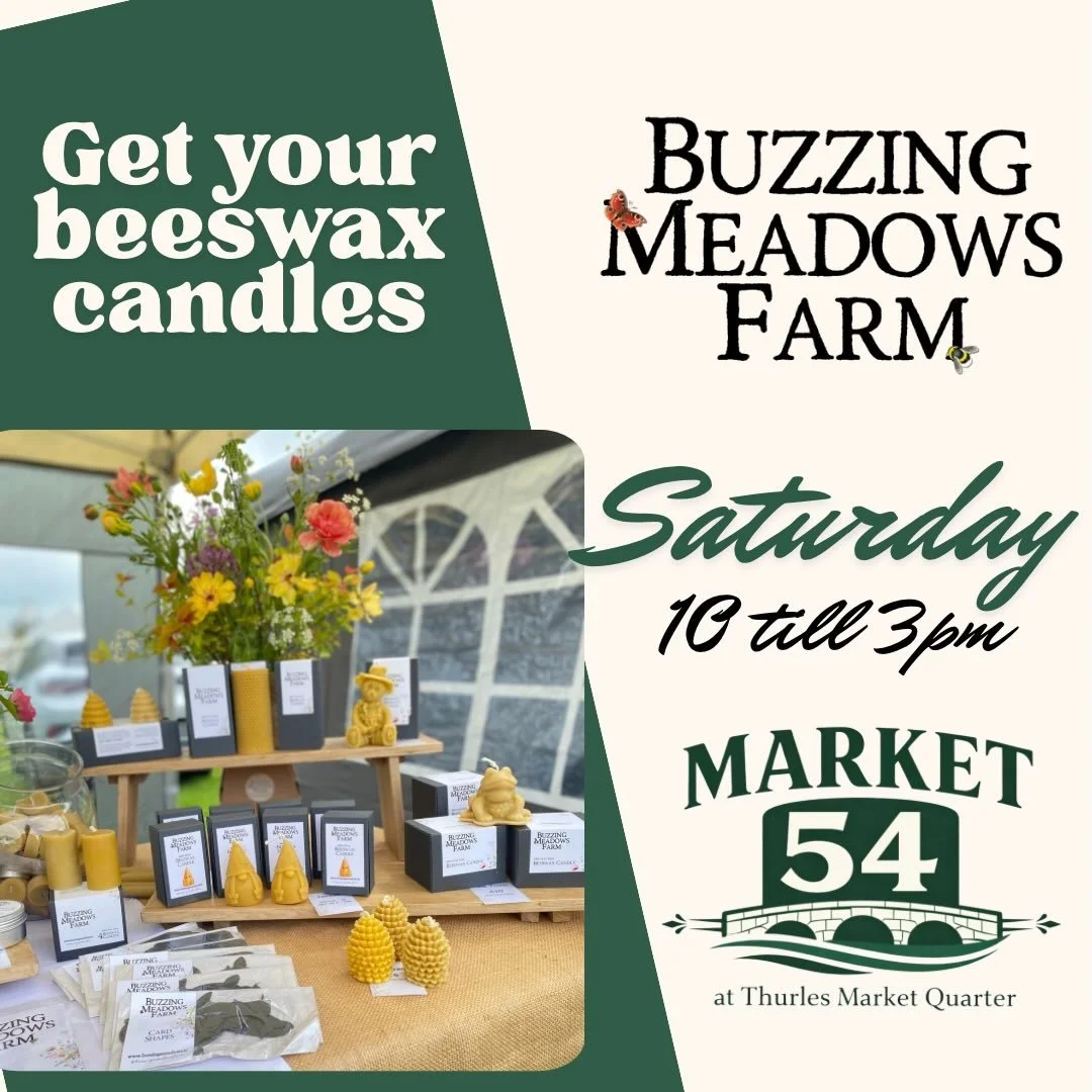 Get your beeswax candles this weekend at @market54thurles and @bealtainegardenfest 

#buzzingmeadowsfarm 
#farmersmarketsireland 
#thurles 
#bealtaine #bealtainefestival