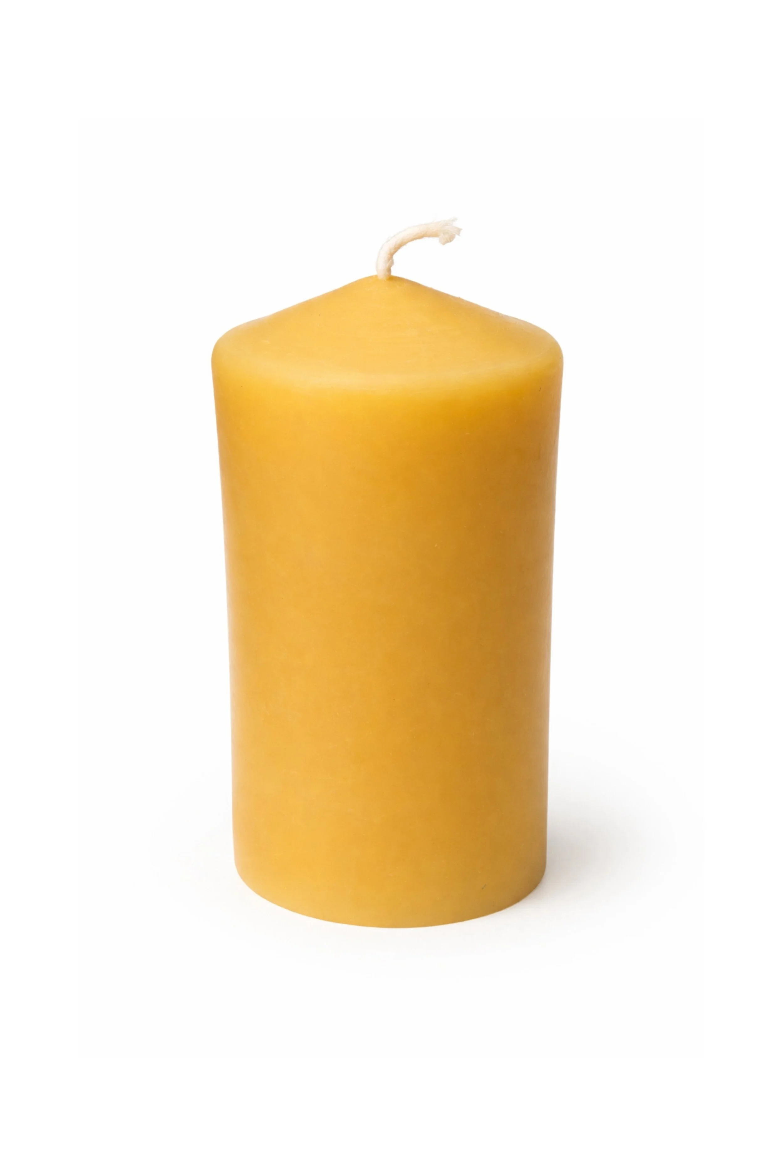 12.5cm Smooth Pillar Candle with conical top