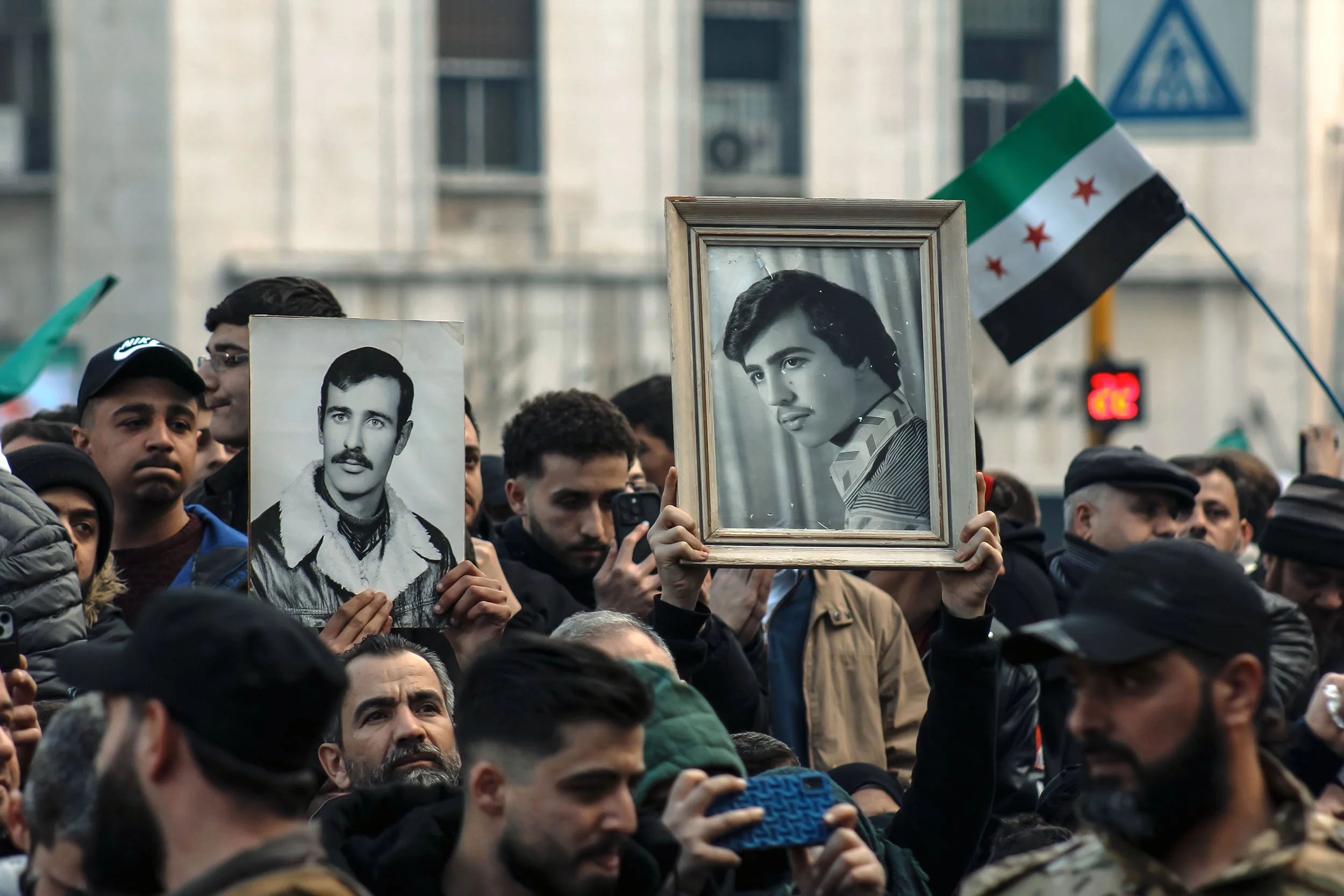 Hama, Syria. The 43rd anniversary of the Assad regime’s massacres in Hama, commemorated publicly in Al-Assi Square after its fall. February 2025.