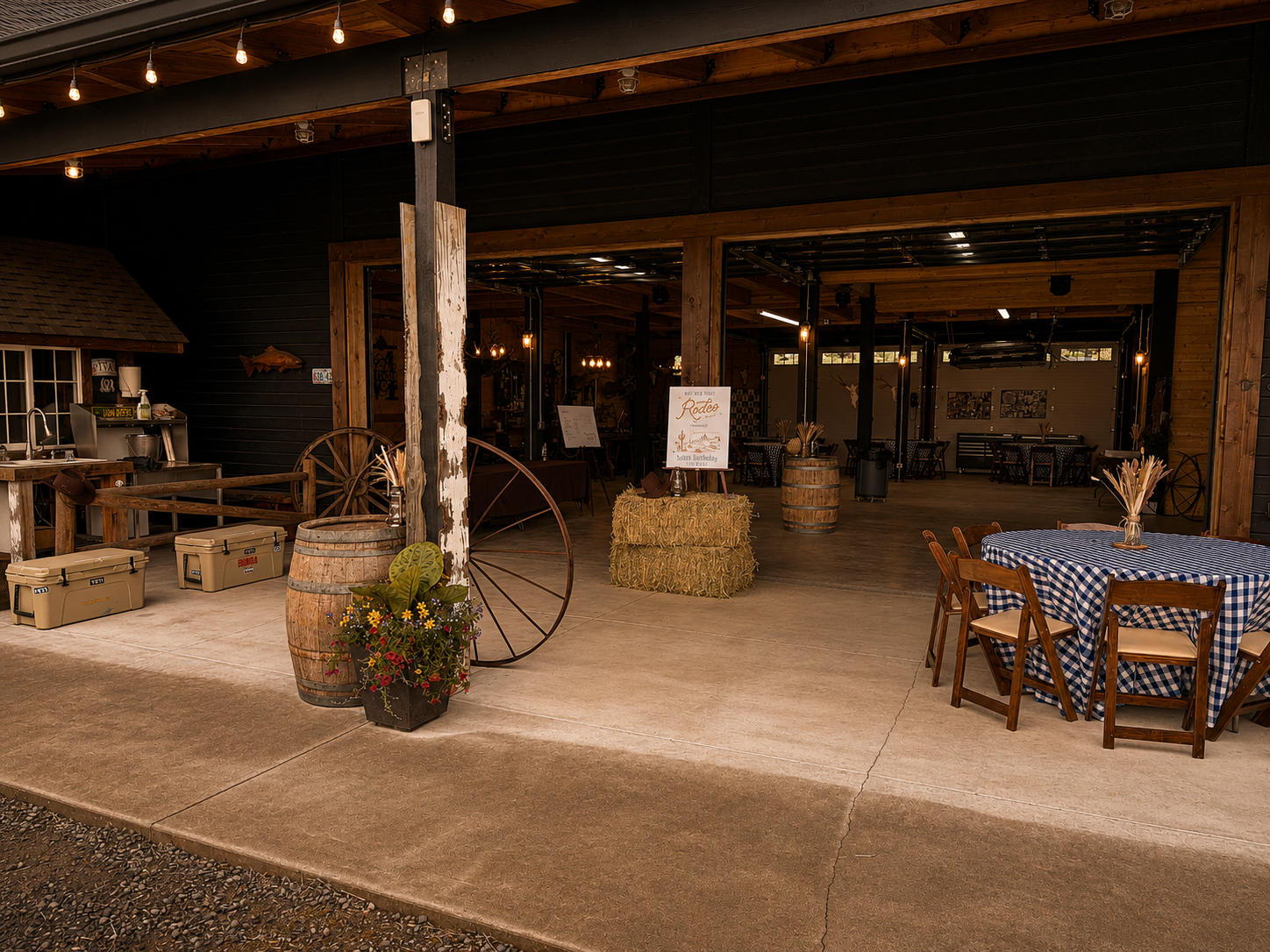 Country western event styling by Petross Events