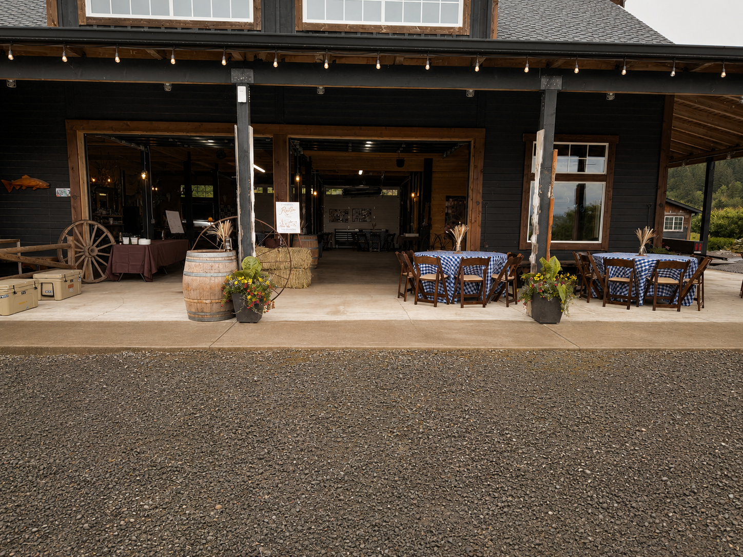 rustic barn birthday party Oregon