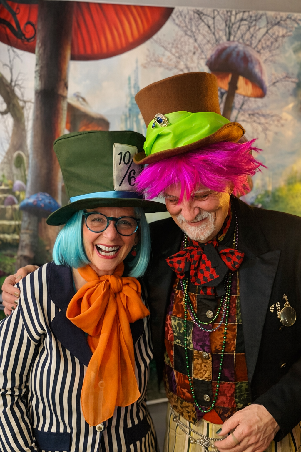 Alice in Wonderland 40th birthday party design by Oregon event planner Petross Events - guests