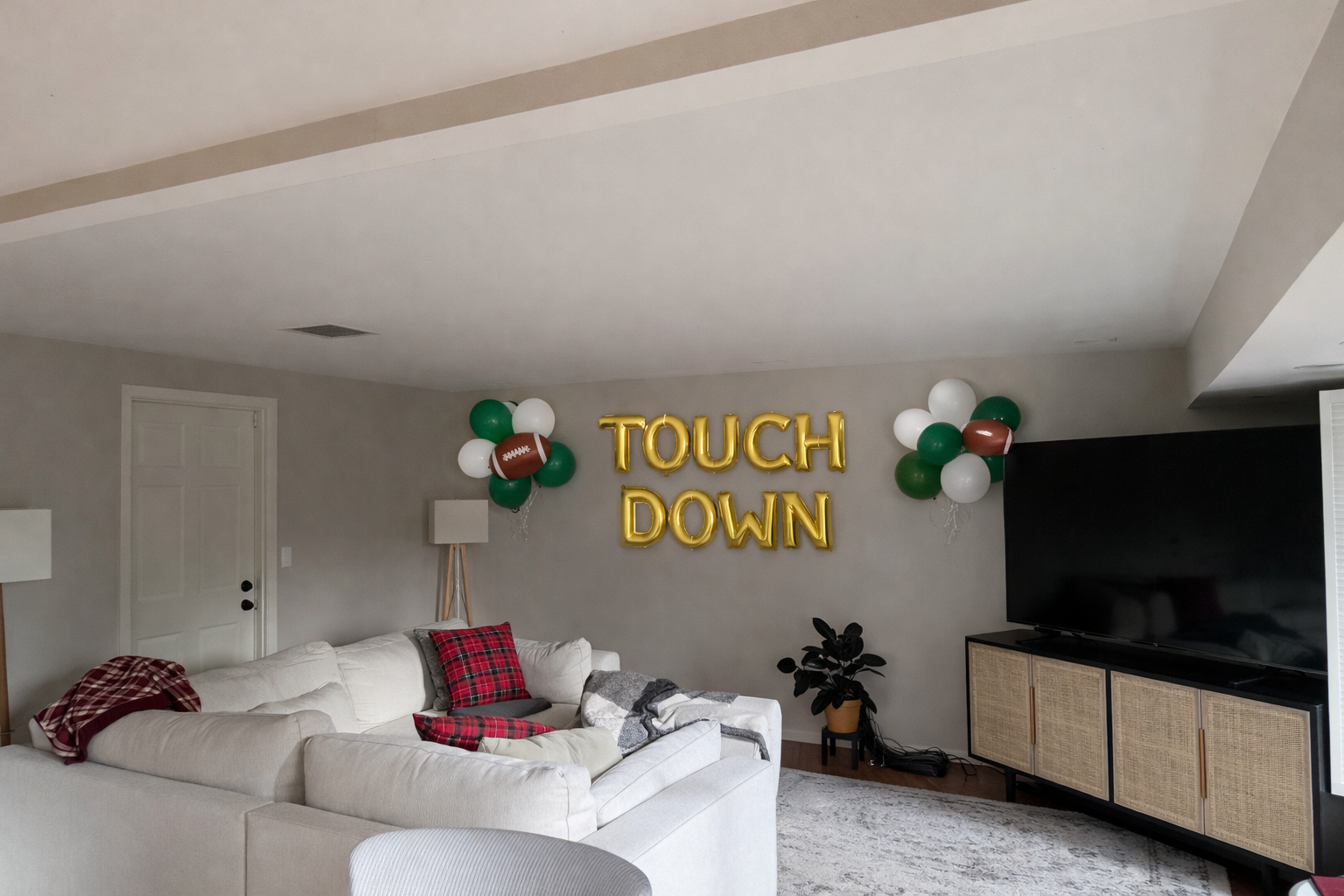 Football themed decor | Washington Event Planner | Petross Events